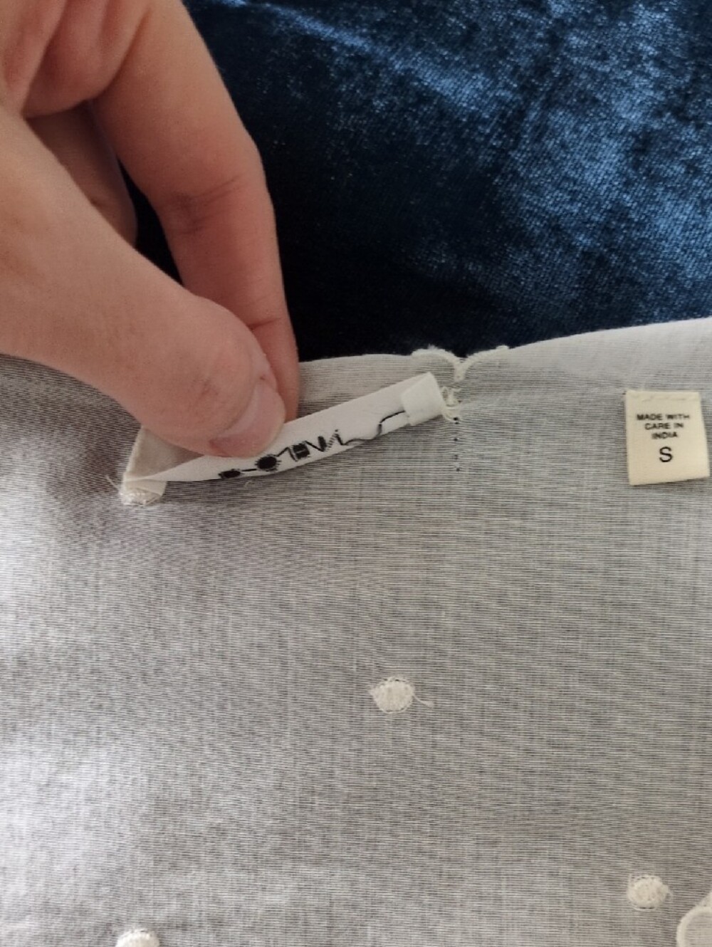 Doen Kacy Top, White Eyelet, Small - Picture 3 of 16